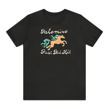 Palomino Horse Illustration T-shirt - Black